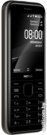 Мобильный телефон Nokia 8000 4G Dual SIM (черный)