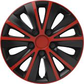 Набор колпаков на диски Versaco Rapide R15 15" 15RAPIDERB (4шт, красный/черный)