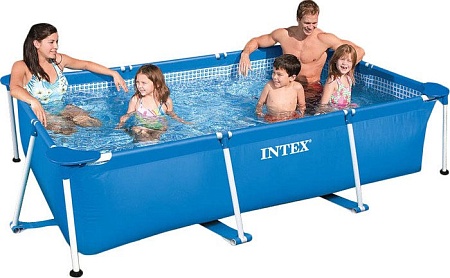 Каркасный бассейн Intex Rectangular Frame 260x160x65 (58980/28271)