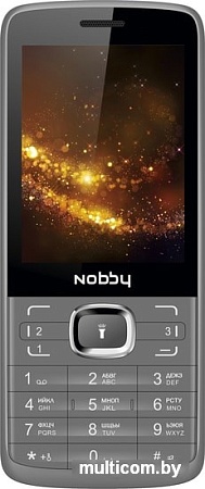 Мобильный телефон Nobby 330T (серый/черный)