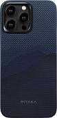 Чехол для телефона Pitaka MagEZ Case 4 для iPhone 15 Pro (over the horizon, синий)