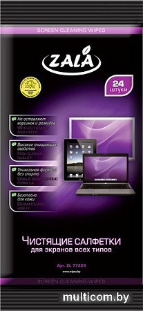 Влажные салфетки Zala ZL77224 (24 шт)