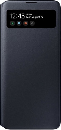 Чехол Samsung S View Wallet Cover A71 (черный)