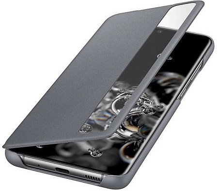 Чехол Samsung Smart Clear View Cover для Galaxy S20 Ultra (серый)