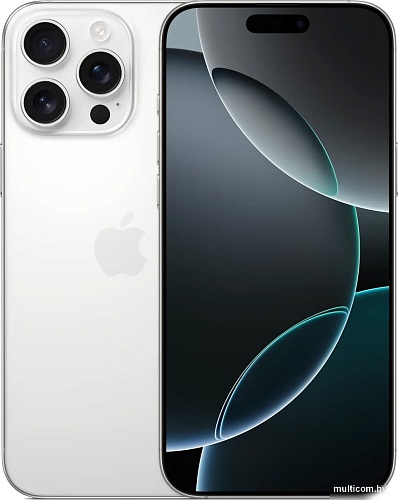 Смартфон Apple iPhone 16 Pro Max Dual SIM 256GB (белый титан)