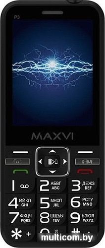 Мобильный телефон Maxvi P3 (черный)