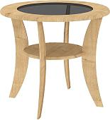 Журнальный столик Кортекс-мебель Лотос-2 км.00170 (дуб натуральный)