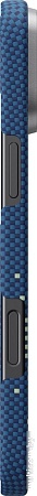 Чехол для телефона Pitaka StarPeak Tactile Woven для iPhone 16 (синий)