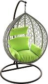 Подвесное кресло LoftyHome Noni 1147 (grey spots/green)