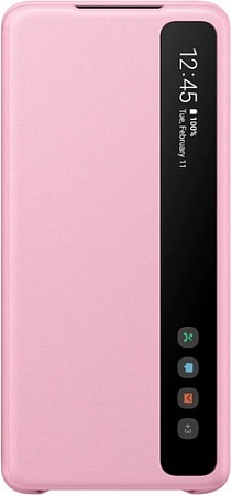 Чехол Samsung Smart Clear View Cover для Galaxy S20+ (розовый)