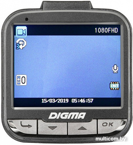 Автомобильный видеорегистратор Digma FreeDrive 206 NIGHT FHD