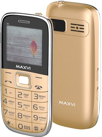 Мобильный телефон Maxvi B6 (золотистый)
