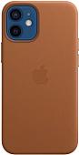 Чехол Apple MagSafe Leather Case для iPhone 12 mini (золотисто-коричневый)