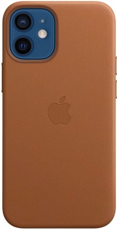 Чехол Apple MagSafe Leather Case для iPhone 12 mini (золотисто-коричневый)