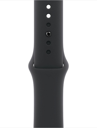 Умные часы Apple Watch Series 10 42 мм (алюминиевый корпус, черный/черный, спортивный силиконовый ремешок S/M)