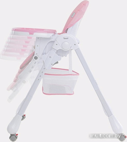 Высокий стульчик Rant Nature RH301 (nature pink)