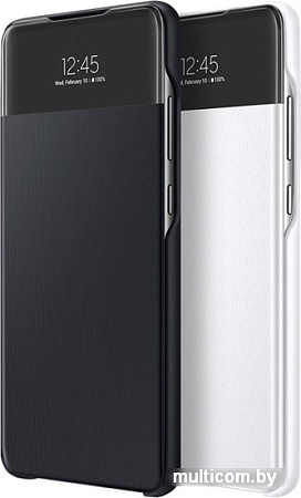 Чехол Samsung S View Wallet Cover для Samsung Galaxy A72 (черный)