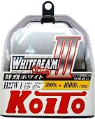 Галогенная лампа Koito H27/1 WhiteBeam III 2шт