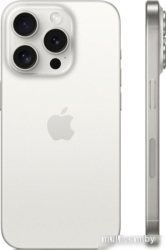 Смартфон Apple iPhone 15 Pro Dual SIM 1TB (белый титан)