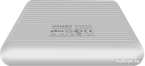 Портативное зарядное устройство Ginzzu GB-3975B (белый)