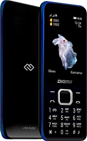 Мобильный телефон Digma Linx B280 (черный)