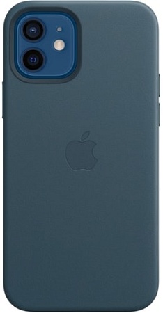 Чехол Apple MagSafe Leather Case для iPhone 12/12 Pro (балтийский синий)
