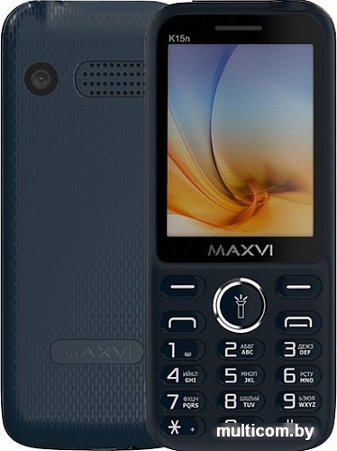 Мобильный телефон Maxvi K15n (синий)