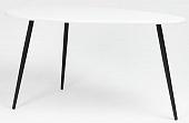 Журнальный столик Domm CT1004-1 (белый/черный)