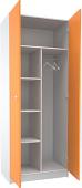 Шкаф распашной МДК Феникс СК2Ф-О 2-х створчатый высокий 800x490x1980 (оранжевый)