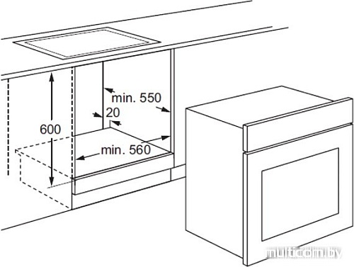 Духовой шкаф Zanussi ZOB53811PR