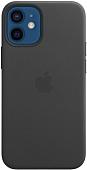 Чехол Apple MagSafe Leather Case для iPhone 12 mini (черный)