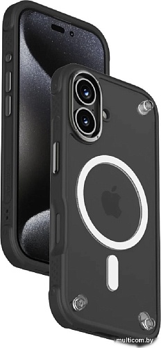 Чехол для телефона Momax CaseForm Air MagSafe для iPhone 16 MUAP24SD (черный)