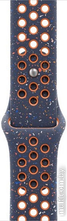 Ремешок Apple Nike Sport Band MUV93 (45 мм, синее пламя, размер M/L)