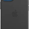 Чехол Apple MagSafe Leather Case для iPhone 12 mini (черный)