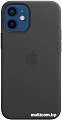 Чехол Apple MagSafe Leather Case для iPhone 12 mini (черный)